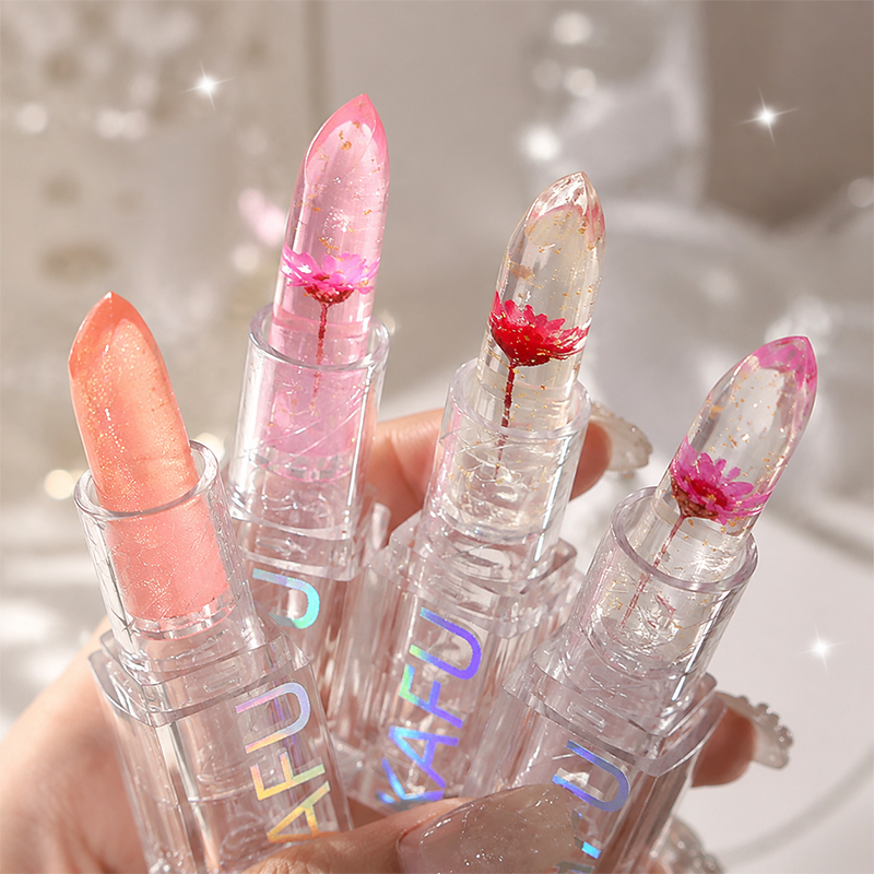 4pcs Temperature Jelly Color C - đánh giá và giá Lip Tint Korean
