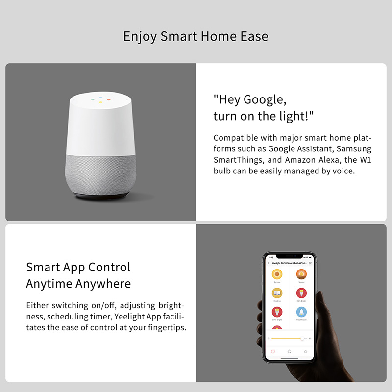 Yeelight GU10 W1 WiFi Smart LE - đánh giá và giá Yeelight Light Smart Bulb